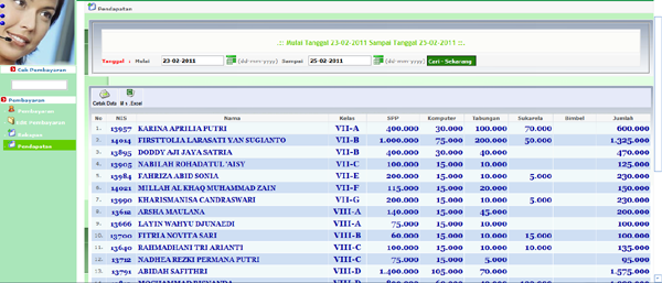 Sistem Informasi Pembayaran SPP Sekolah Pendapatan